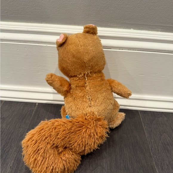 🎉HP🎊  Barkbox Adorable Brown and Tan Stuffed Pet Dog Squirrel Plush Toy - Picture 2 of 5